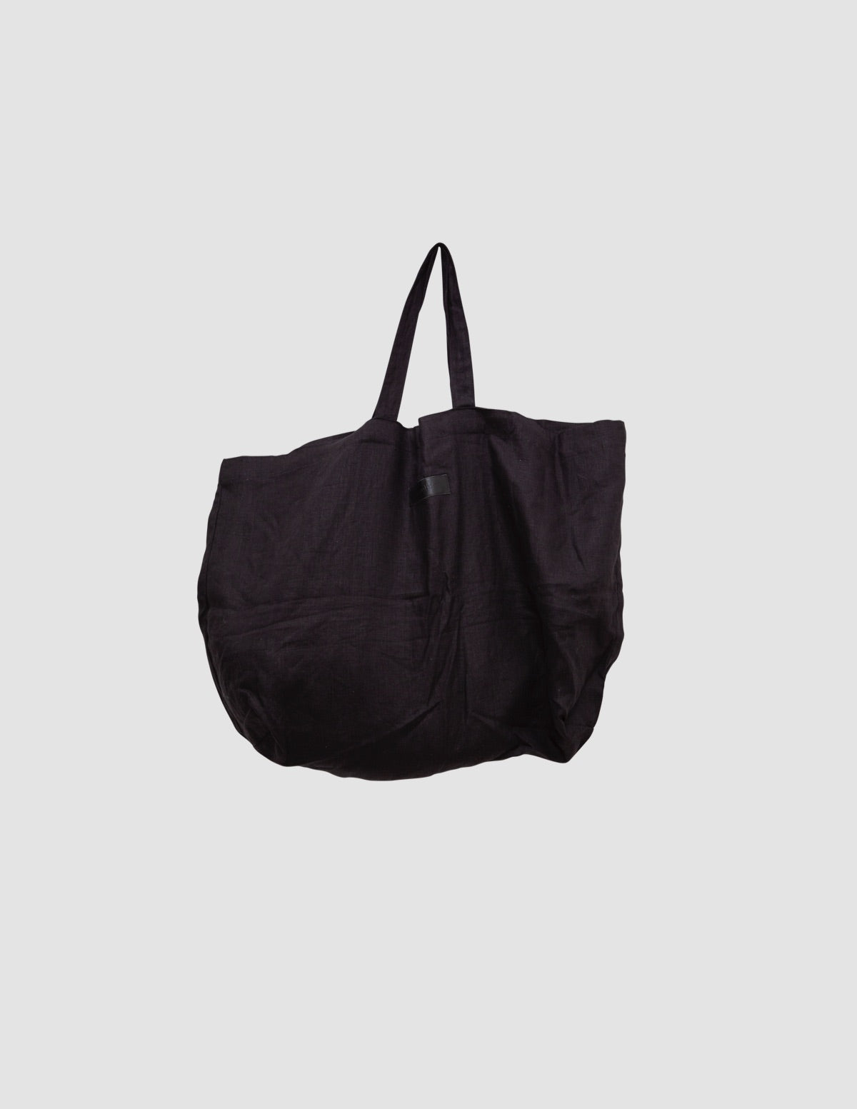 linen bag black