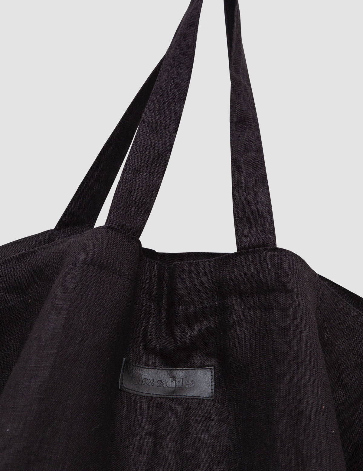 linen bag black