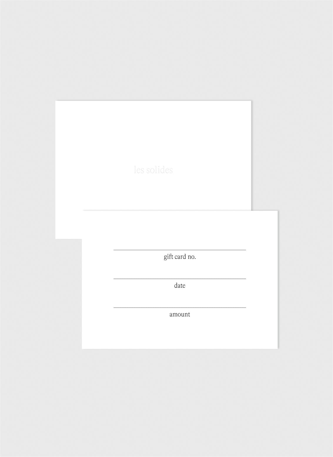 gift card